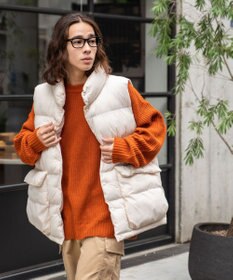 WEGO カラーナイロンパテッドベスト