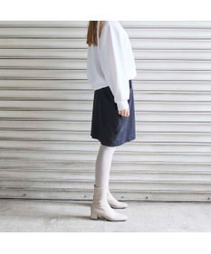 MODE ET JACOMO <MODE ET JACOMO>スクエアトゥストレッチショートブーツ