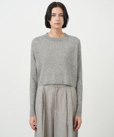 ATON CASHMERE SILK SPUN | リブプルオーバー