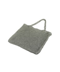 UNBILLION カシュカシュ cachecache / ラメ糸編みトートバッグ