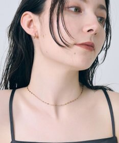 Phoebe 【金属アレルギー対応】ワンタッチメタルフープミニピアス　ローズゴールド/サージカルステンレス