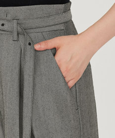 uncrave ヘリンボーンスーツ ワイドパンツ（uncrave WHITE）