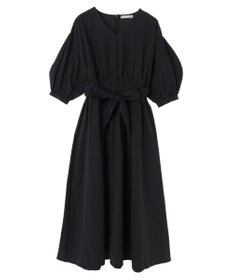 Green Parks ａ．ボリュームギャザーウエスト切替ワンピース