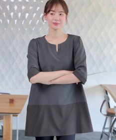 Tiaclasse L 【新色追加】バイカラーチュニック