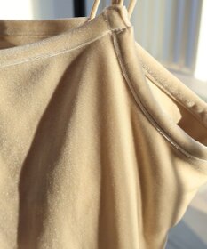 AMERICAN HOLIC カップ付き ベロアショートキャミソール