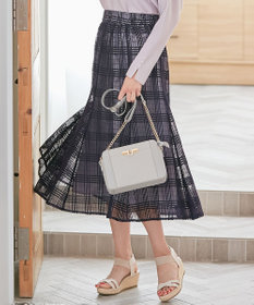 レーシーチェック スカート / any SiS | ファッション通販 【公式通販