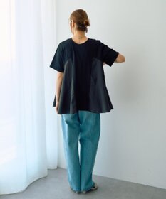 YECCA VECCA ルーズストレートデニムパンツ