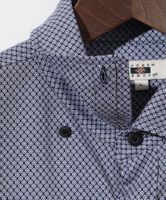 JOSEPH ABBOUD 【ストレッチ・イージーケア】コンパクトジャージープリントシャツ