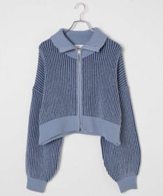 WEGO ダブルジップショートカーデ