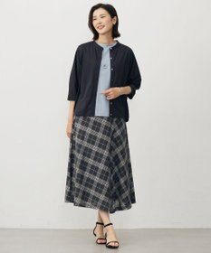 J.PRESS LADIES メタルコンビ ダブルリング ネックレス