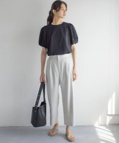組曲 リネンレーヨンワイド パンツ