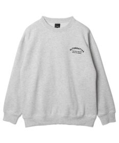 WEGO 【ユニセックス着用ITEM】ストレートラインロゴグラフィックプルオーバー