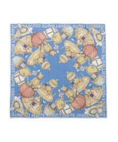 MOONBAT SWASH LONDON 大判シルクツイルスカーフ Trifle 68×68cm 日本製