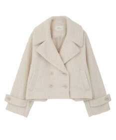 earth music&ecology シャギーショートコート