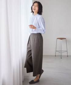 ANY 【手洗い可能/抗菌防臭/UVカット/速乾】フリルモックブラウス