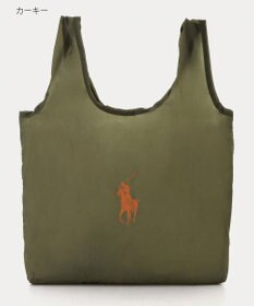 MOONBAT POLO RALPH LAUREN(ポロ ラルフローレン)ポロポニー ポケッタブル レインバッグ Sサイズ 無地 ストラップベルト付き