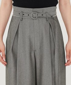 uncrave ヘリンボーンスーツ ワイドパンツ（uncrave WHITE）