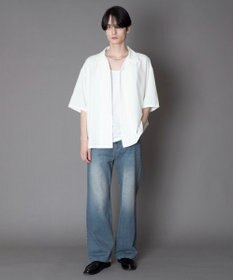WEGO 【ユニセックス着用ITEM/SMLサイズ展開】 TRオープンカラーシャツ（SS）