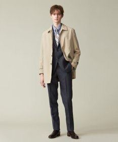 J.PRESS MEN 【ビジネス対応可】【撥水加工 / ウォッシャブル可】テクニカルライトポプリン ドレスカーコート