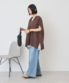 AMERICAN HOLIC 裾レースノースリーブプルオーバー