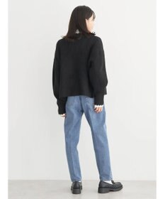 earth music&ecology スカラップニットカーディガン