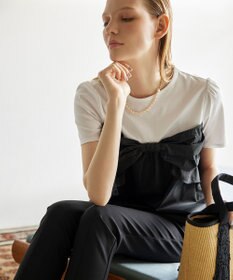 TOCCA 【洗える】PRESENT RIBBON Tシャツ