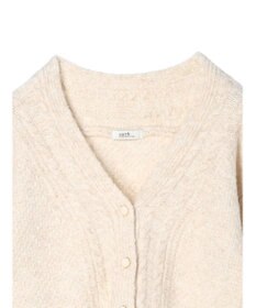 earth music&ecology ラメスラブニットカーディガン