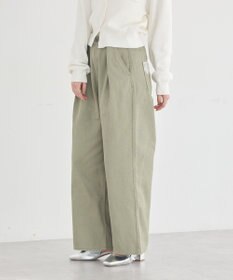 earth music&ecology 【綿100％】ポケットレースカラーパンツ