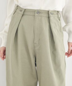 earth music&ecology 【綿100％】ポケットレースカラーパンツ