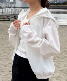 WEGO 【日焼け対策/セットアップ対応】ラッシュガードZIPパーカー