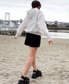 WEGO 【日焼け対策/セットアップ対応】ラッシュガードZIPパーカー