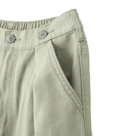 earth music&ecology 【綿100％】ポケットレースカラーパンツ