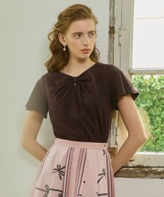 TOCCA RIBBON BOND Tシャツ ブラウン系