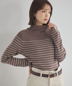 earth music&ecology 【イージーケア】【洗濯機洗い可】レンチング(TM)エコヴェロ(TM)(リブタートル)