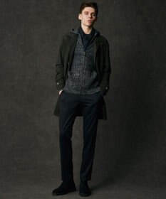 JOSEPH ABBOUD 【キングサイズ・軽量/ストレッチ/ECO撥水】ナイロンヴィンテージコーティング コート