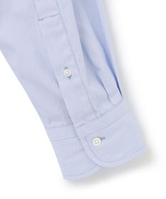 J.PRESS MEN 【WEB限定】ポプリンヘアラインJ刺繍シャツ/B.D