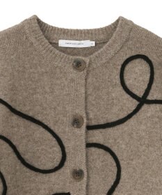 AMERICAN HOLIC コード刺繍ショートカーディガン