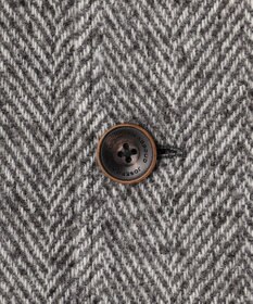 JOSEPH ABBOUD 【尾州産カシミヤブレンド素材/軽量】カシミヤブレンドアルパカヘリンボーン ステンカラーコート