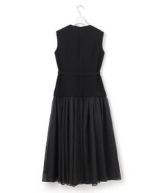 23区 S 【APPLAUDIR】クリアジョーゼットコンビ ドレス