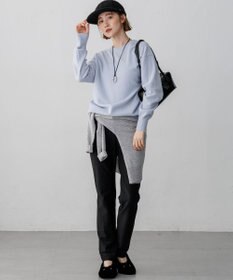 23区 L 【見上愛さん着用】ピュアカシミヤ クルーネック ニット