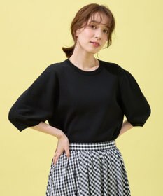 ANY パフスリーブニットプルオーバー