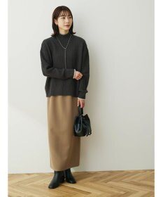 Green Parks 袖ラインカノコ編みニットプルオーバー