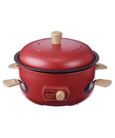 YAMATO テーブル＆キッチン 【レコルト】パーティークッカー  レッド  RRF-3(R)