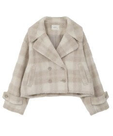 earth music&ecology シャギーショートコート