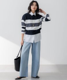 23区 【CLASSY.5月号掲載/洗える】CANCLINI ベーシック シャツ