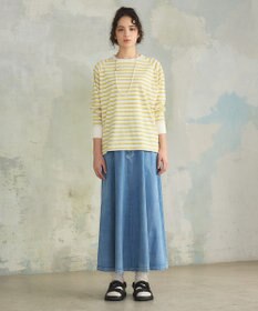 J.PRESS YORK STREET 【WOMEN】ライトダンガリー デニムスカート