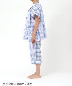 tsumori chisato SLEEP ツモリチサト パジャマ 5分袖 半袖 7分丈 綿混(本体) ローン素材 レディース UDT154 /ワコール