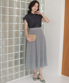 組曲 L ギャザーライトデシン ブラウス