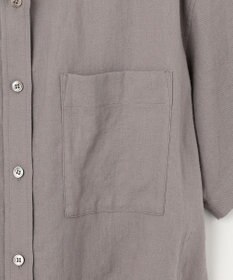 23区 S 【SLOW/一部店舗限定】ブライトリネン クロップド シャツ