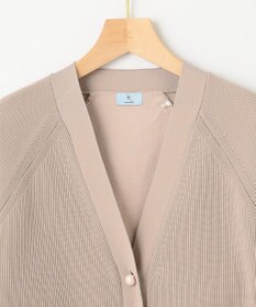 組曲 【洗える・軽量】スポンディッシュニット カーディガン